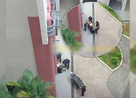 Woman taken to hospital after alleged fall from Sengkang HDB block