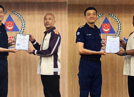 SBS Transit staff honoured with SCDF award for swift response to separate fires