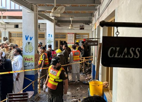34 children and a teacher killed in Pakistan school roof collapse