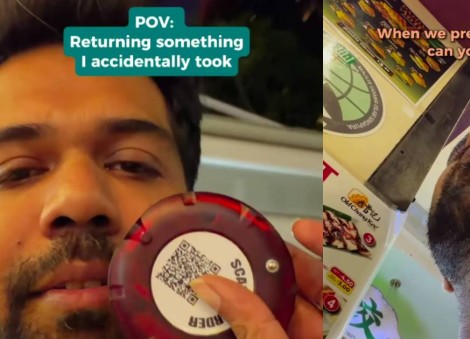 'I thought you took it to play with it': Das DD returns restaurant buzzer after 2 months, banters with staff in Mandarin