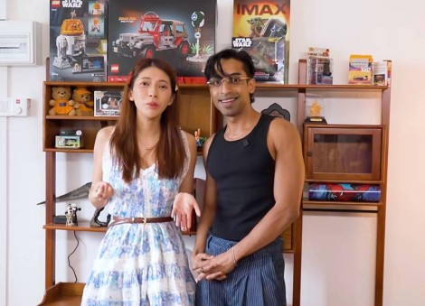 Local actor Kishan J unveils $20k reno of rental heritage flat with cinema room, patio and 'record shop' 