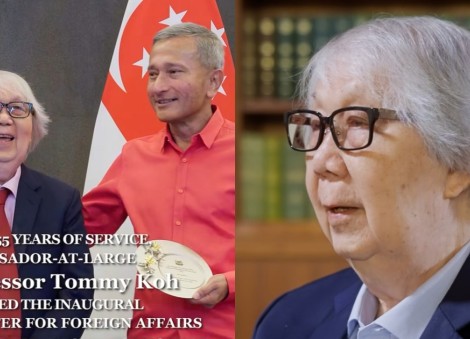 Daily roundup: Tommy Koh retires from MFA after 55 years, shares thoughts — and other top stories today