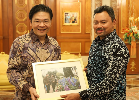 Brunei's crown prince on 5-day visit to Singapore for 12th Young Leaders' Programme