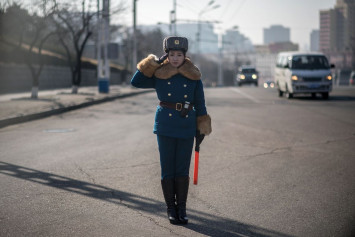 Driven to distraction: Pyongyang's 'traffic ladies