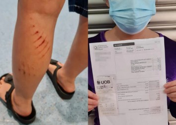 'He was trembling and bleeding': Woman looking for delivery rider who ran over her son's leg in Woodlands