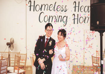 Meet the Singapore couple who invited the homeless to their wedding