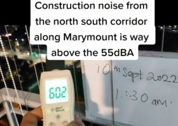 Sleepless in Marymount: Man complains about construction noise with TikTok videos