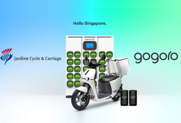 2 electric motorcycle battery swap stations launching in Singapore