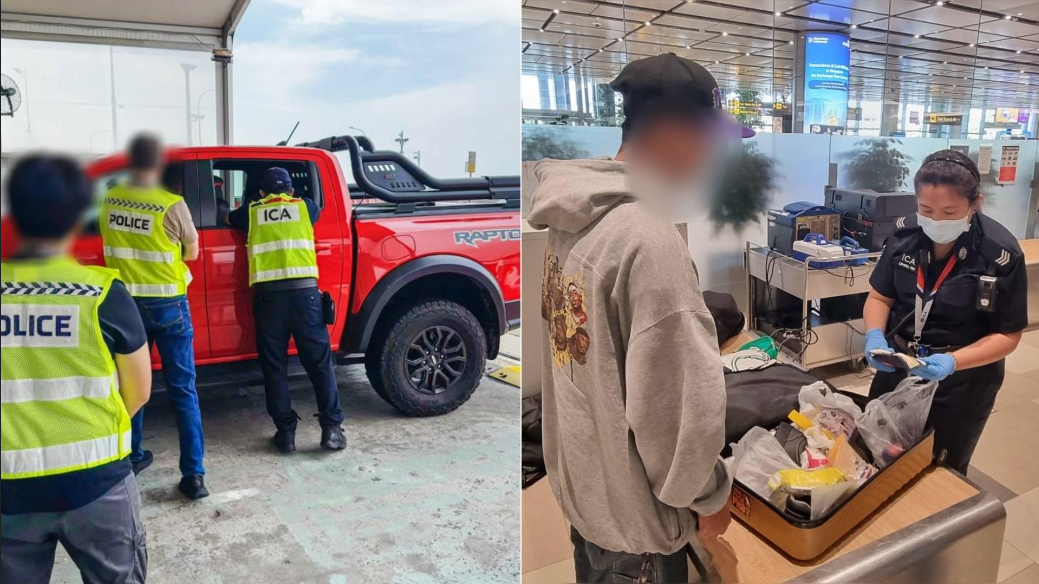 Checks were carried out across Singapore's land, air and sea checkpoints.