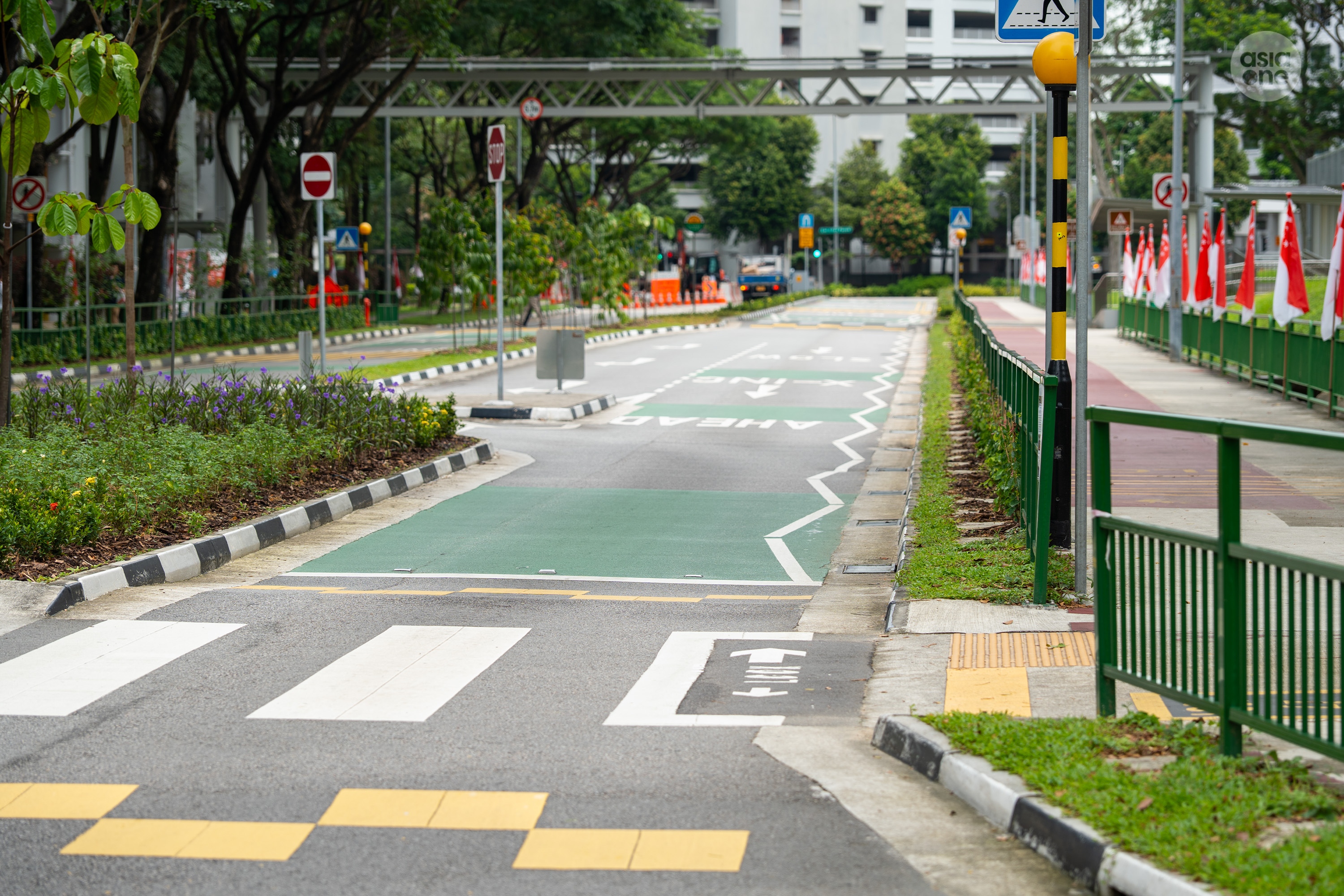 A Friendly Street in Toa Payoh.