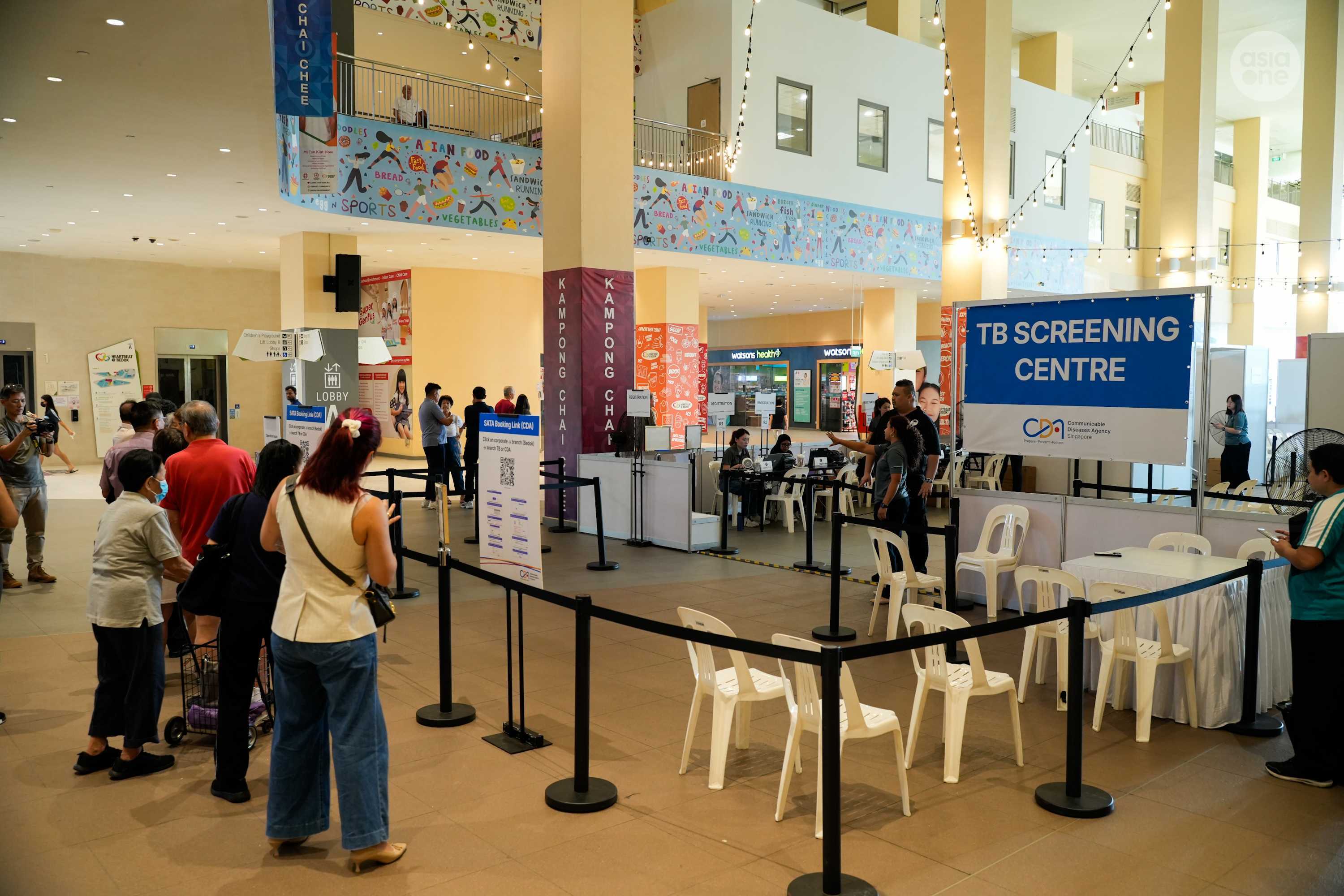 The TB screening centre at Heartbeat@Bedok.