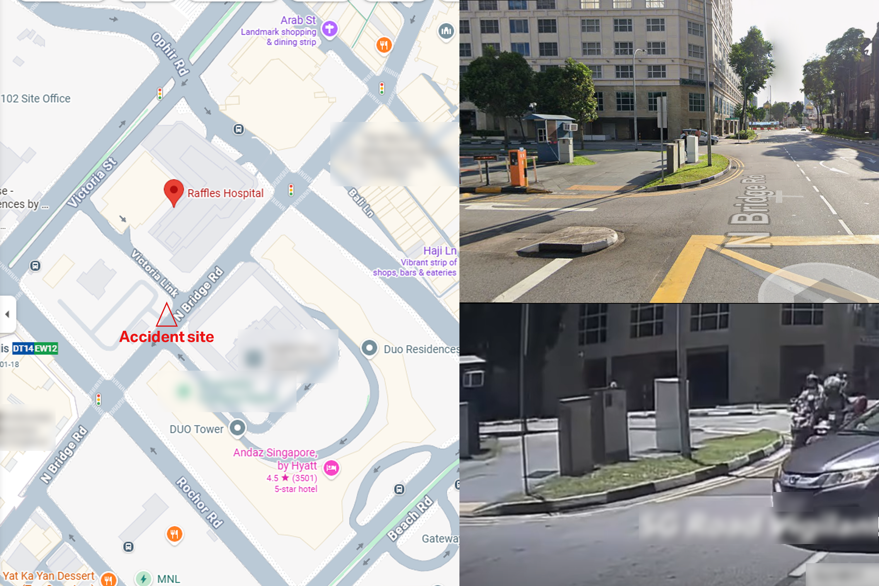 Map showing where the accident took place.