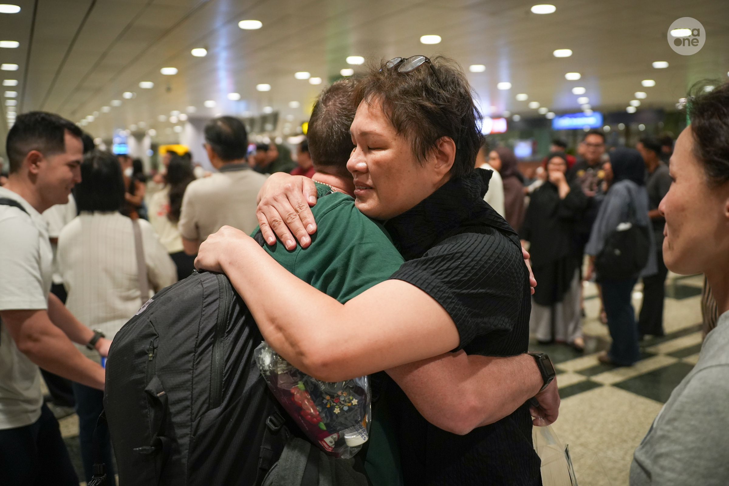 The first instinct for many was to once again hold their loved ones in their arms.