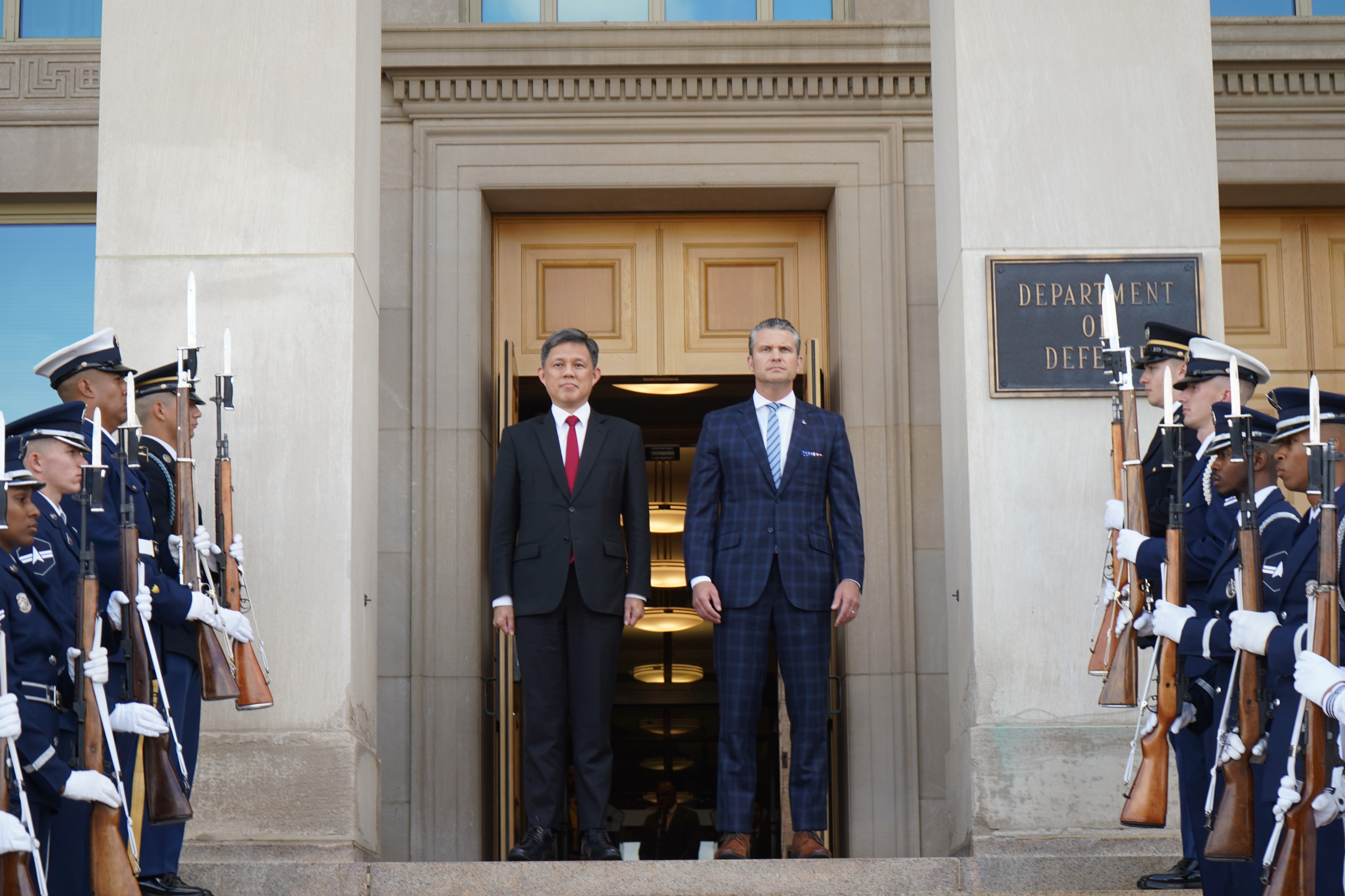 US Secretary of War Pete Hegseth met with Defence Minister Chan Chun Sing in Washington on Sept 10.