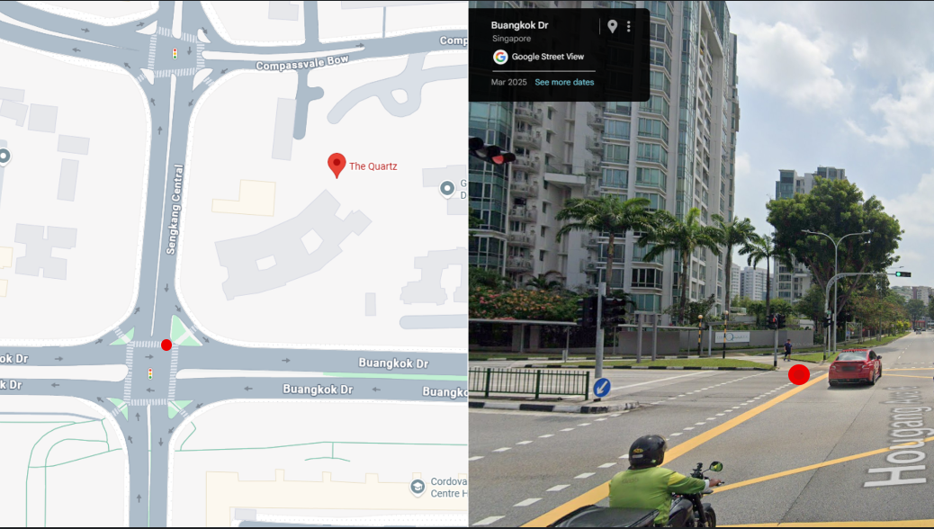 Map showing where the accident occurred.